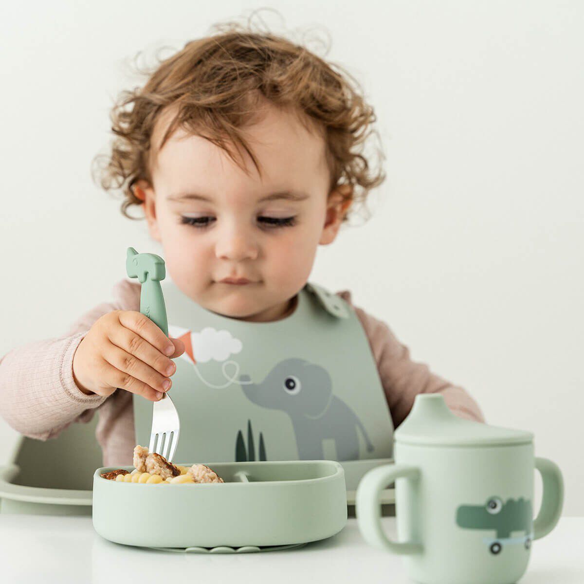 Stick&Stay inddelt sk&aring;l Playground Gr&oslash;n