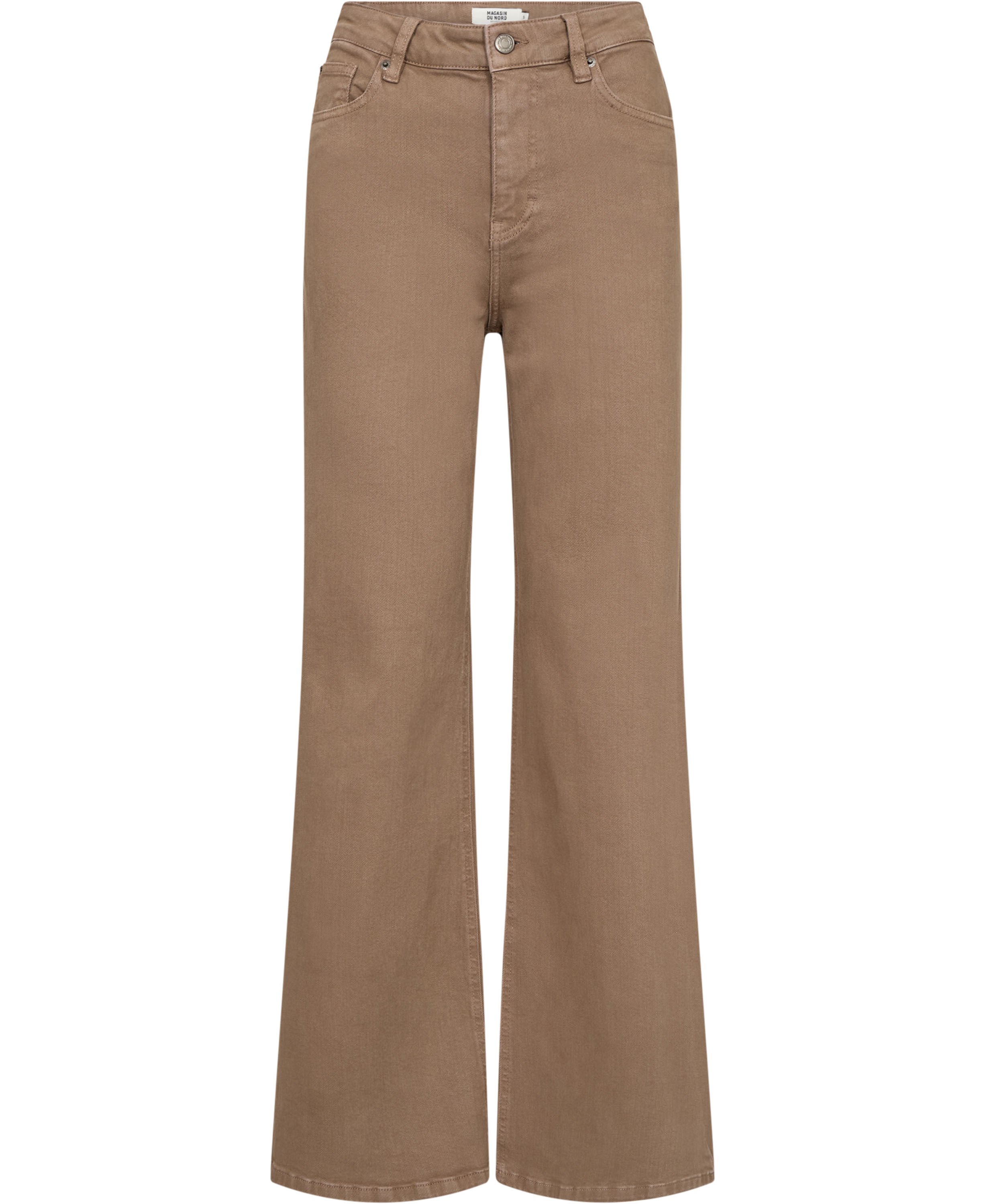 Lova M127 H&oslash;jtaljet jeans med brede ben - &Oslash;kologisk bomuld GOTS