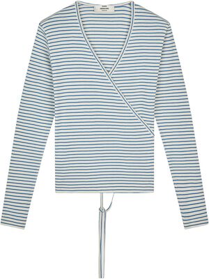 2x2 Cotton Stripe Susi LS Top