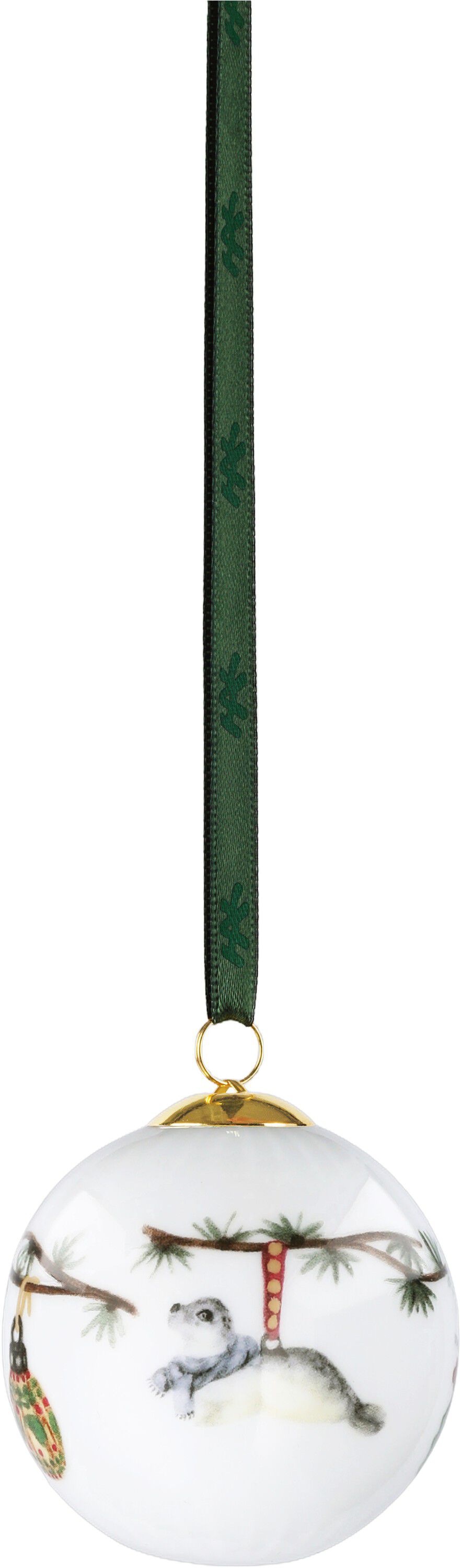 Hammersh&oslash;i Christmas Kugle 2026 &Oslash;6 cm hvid m. deko