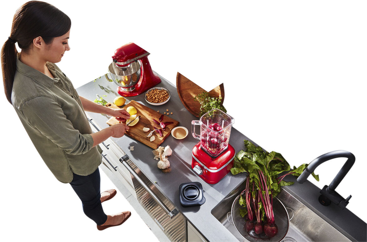 Artisan K400 blender r&oslash;d 1,4 liter L22,91cm B19,28