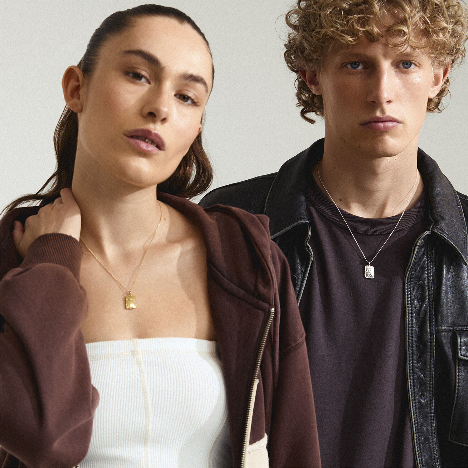 ARIES recycled Zodiac Sign necklace, gold-plated