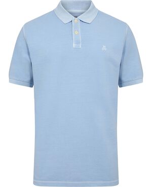 Poloshirt, short sleeve, rib detail