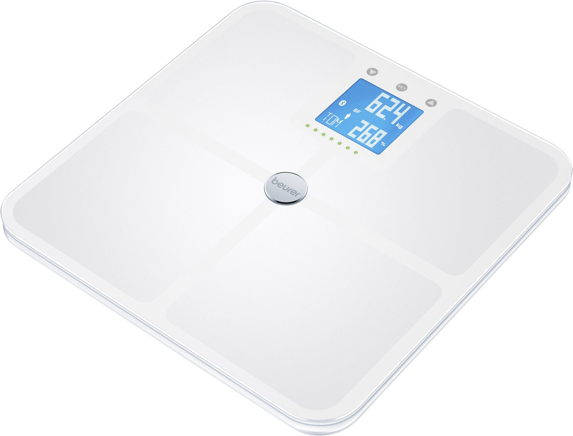 Kropsanalysevekt med Bluetooth, hvit BF 950