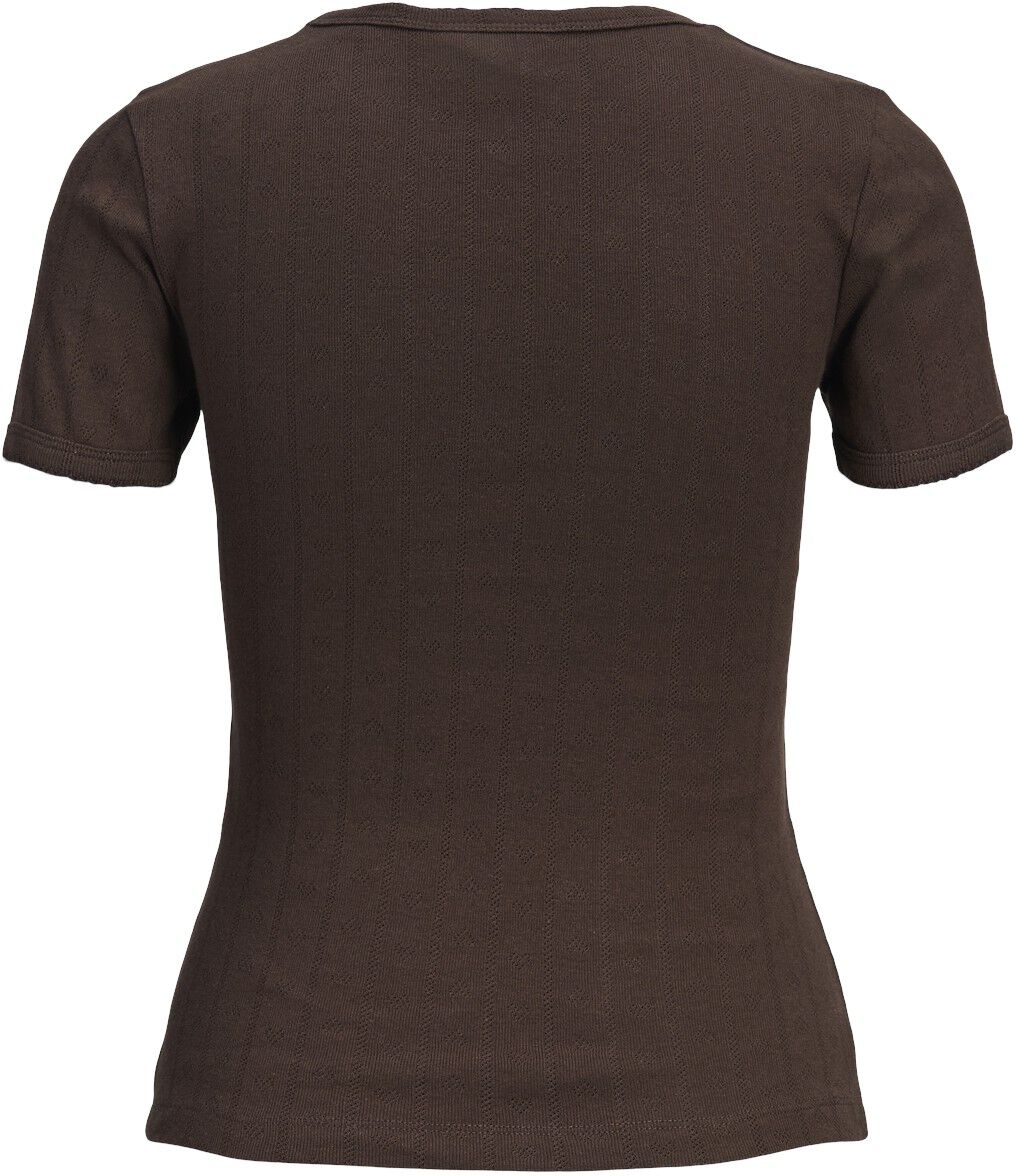 Jxeliza Str Ss Pointelle Tee Jrs