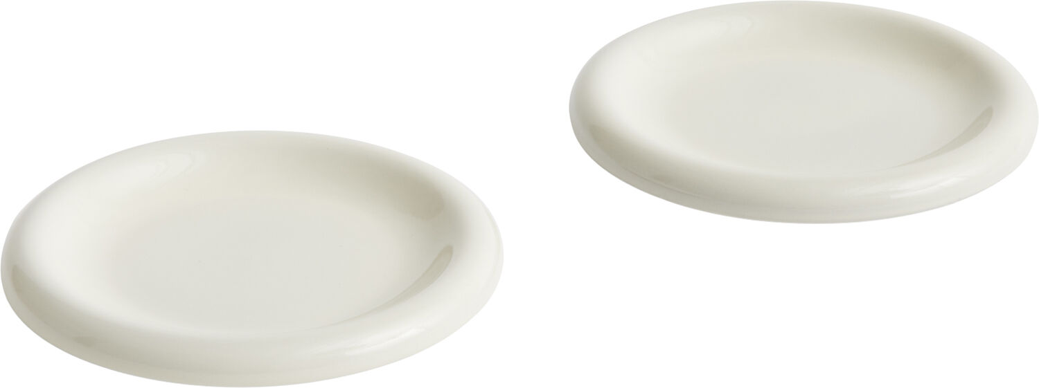 Barro Plate-Set of 2-&Oslash;18-Off-white