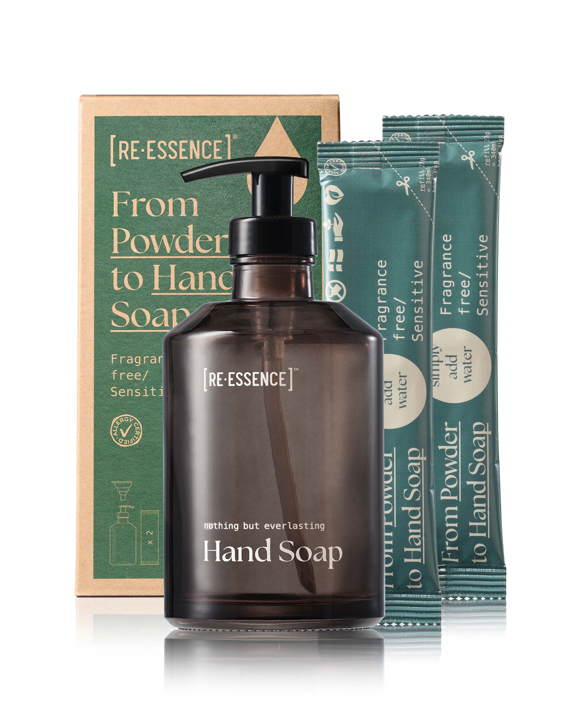 H&aring;nds&aelig;be - Glasdispenser + 2 Refills (Parfume fri/Sensitiv)