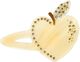 Heart Apple Hairclip, Pear Sorbet