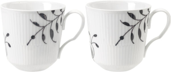 Sort Mega Riflet krus 35 cl 2-pak