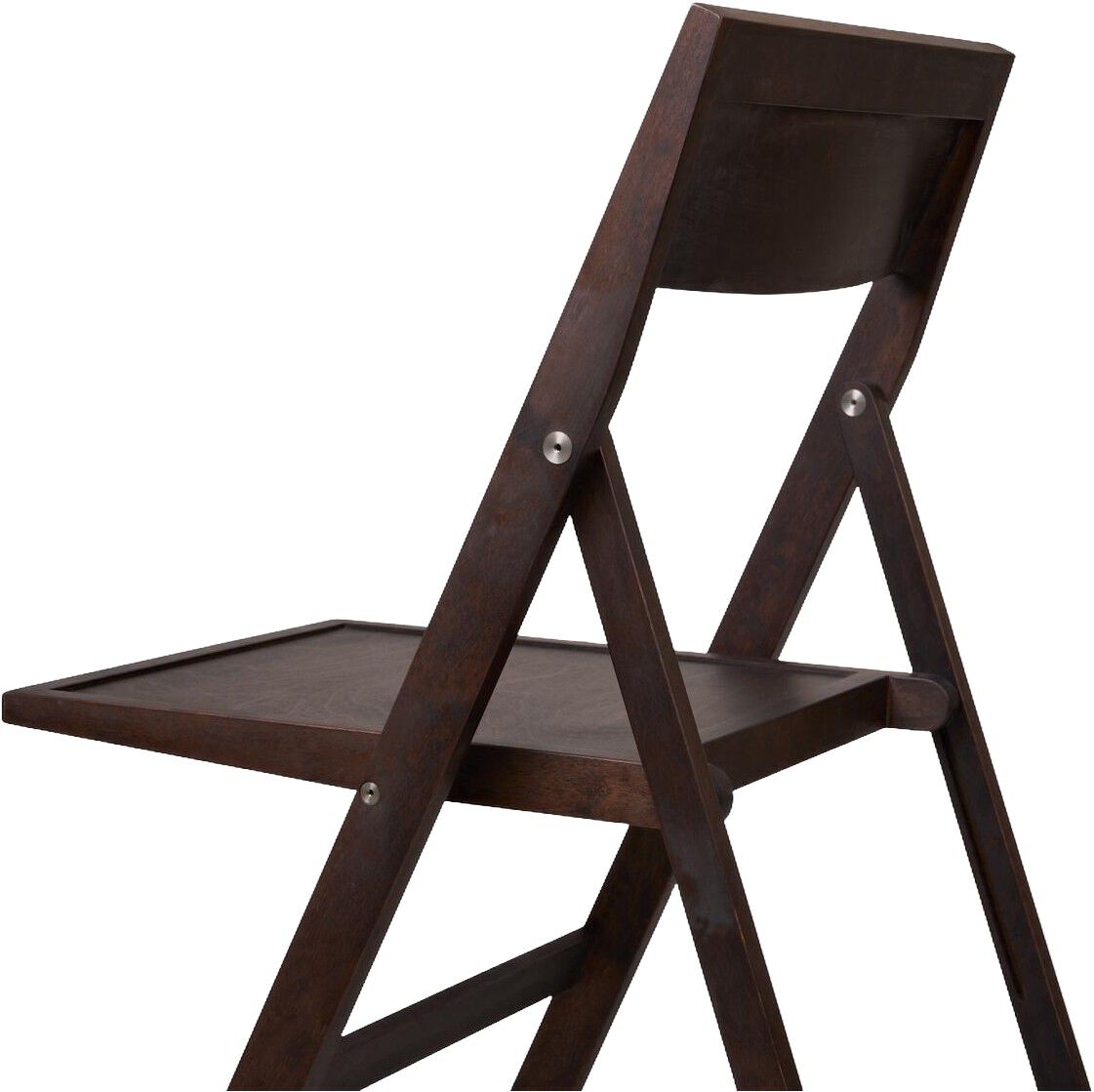 Folding Flat Chair | Dark Brown Birch