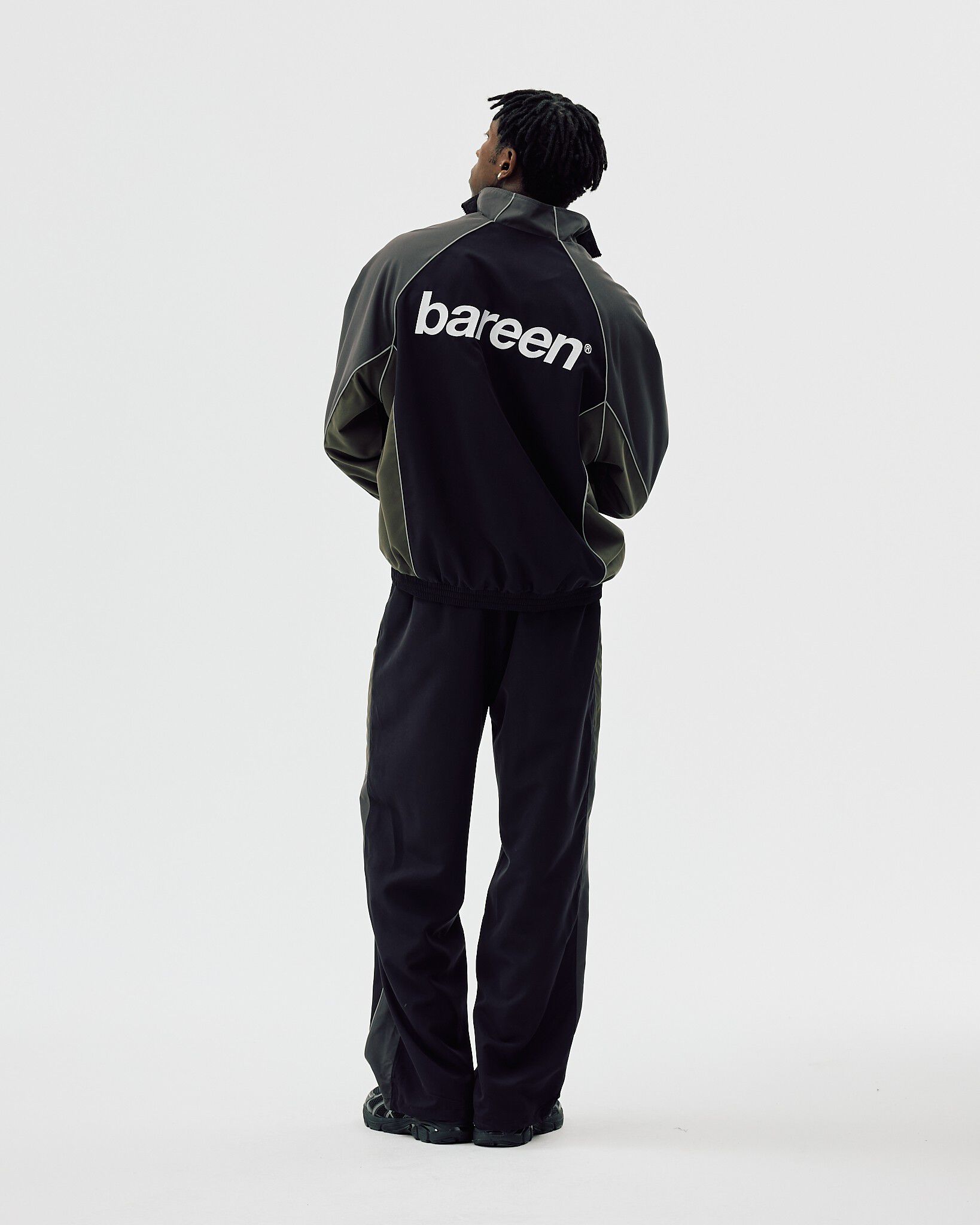 Oversized Track Jacket - Two-Tone