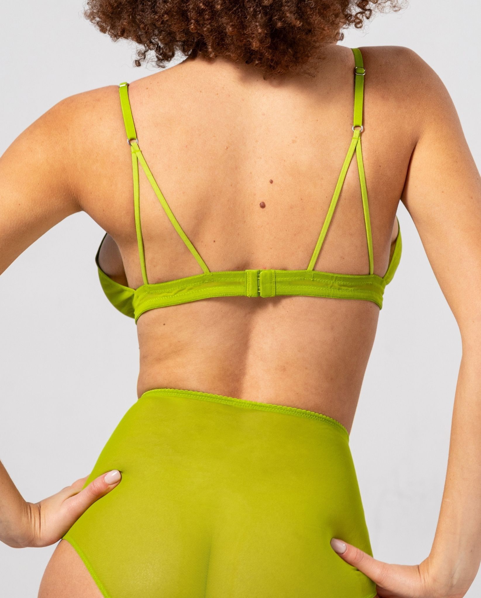 Mesh Triangle Bralette