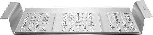 BBQ+ Grillkurv XL Sølv Rektangulær