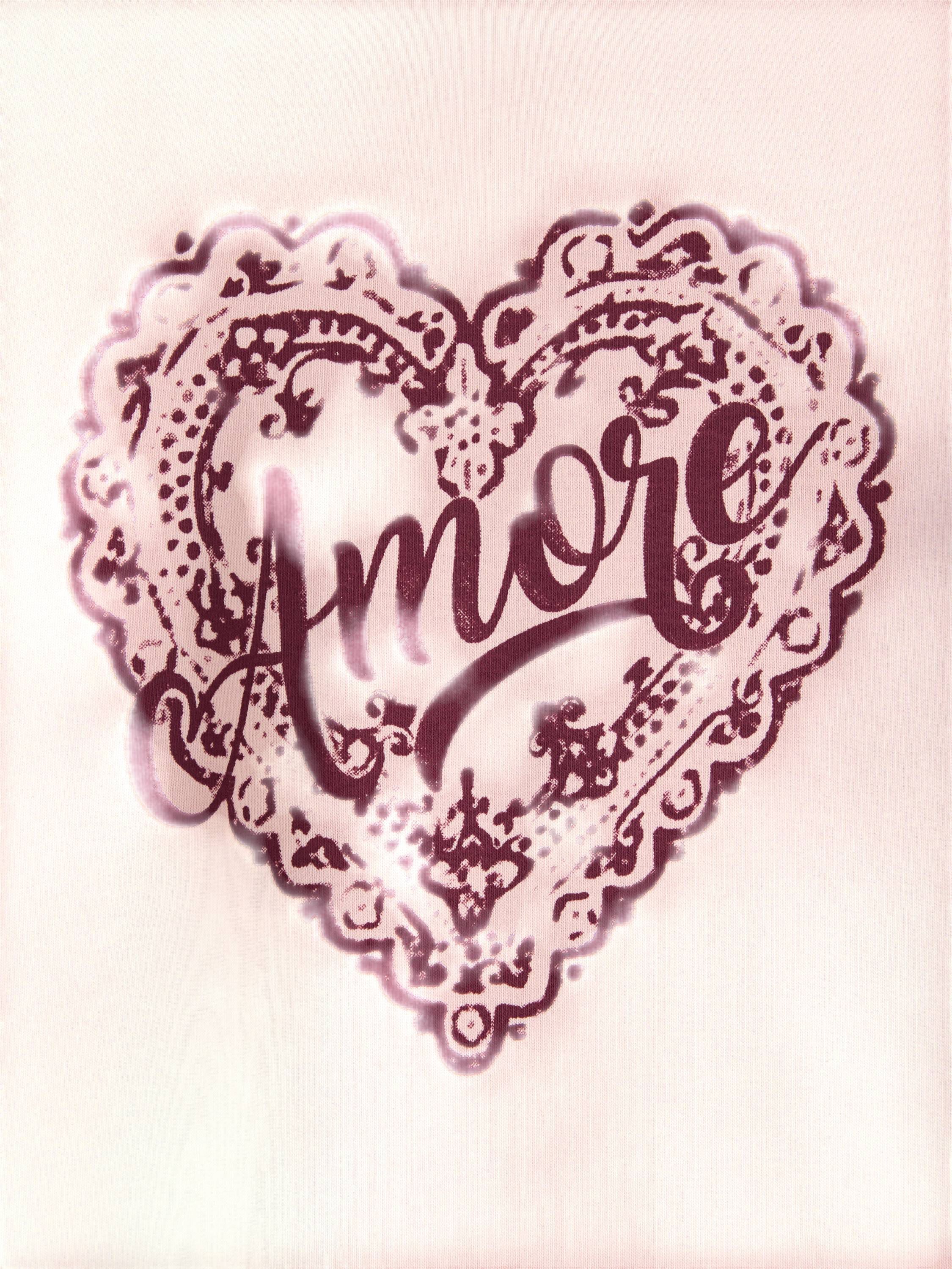 Long-sleeved top in soft cotton jer