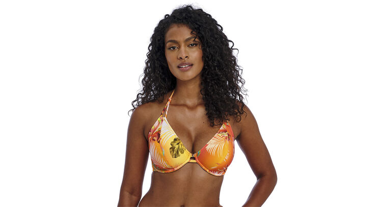 MIAMI SUNSET UW HALTER BIKINI TOP