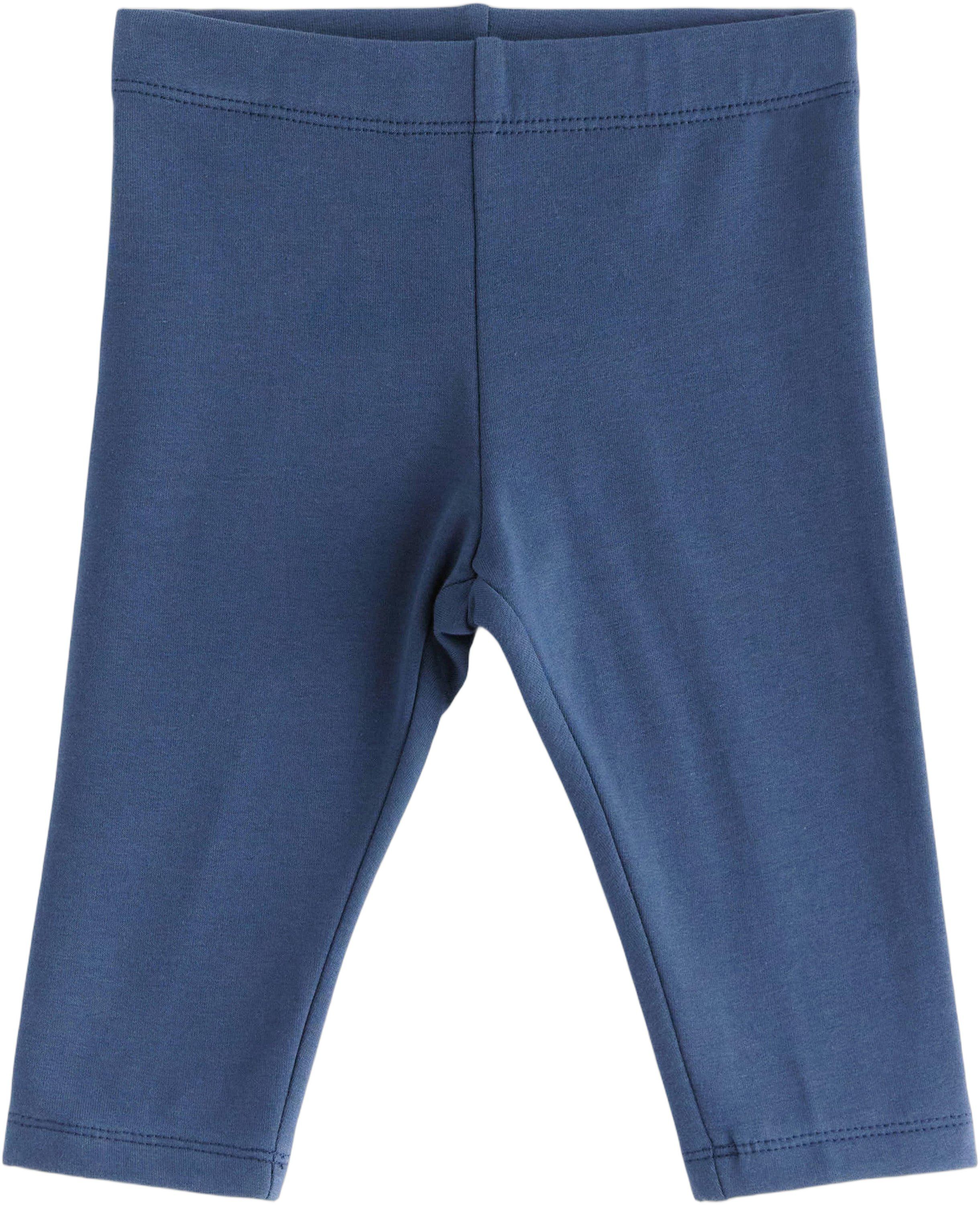 Mjuka leggings i trik&aring; med res&aring;r