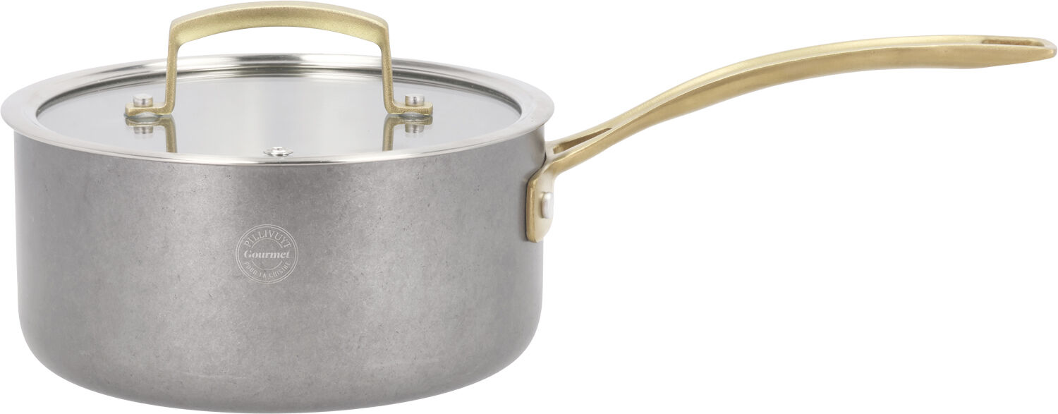 "Kastrull med lock Durance 2 liter 18 cm Rostfritt st&Atilde;&yen;l"