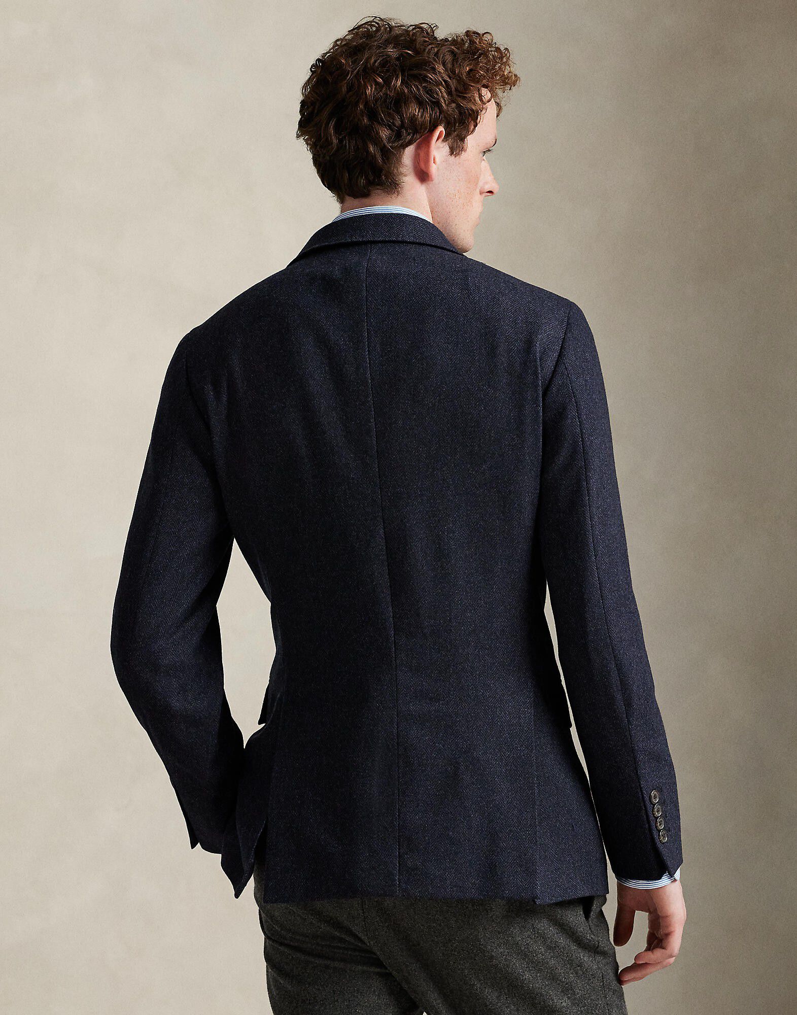 Polo Modern Fit Herringbone Sport Coat