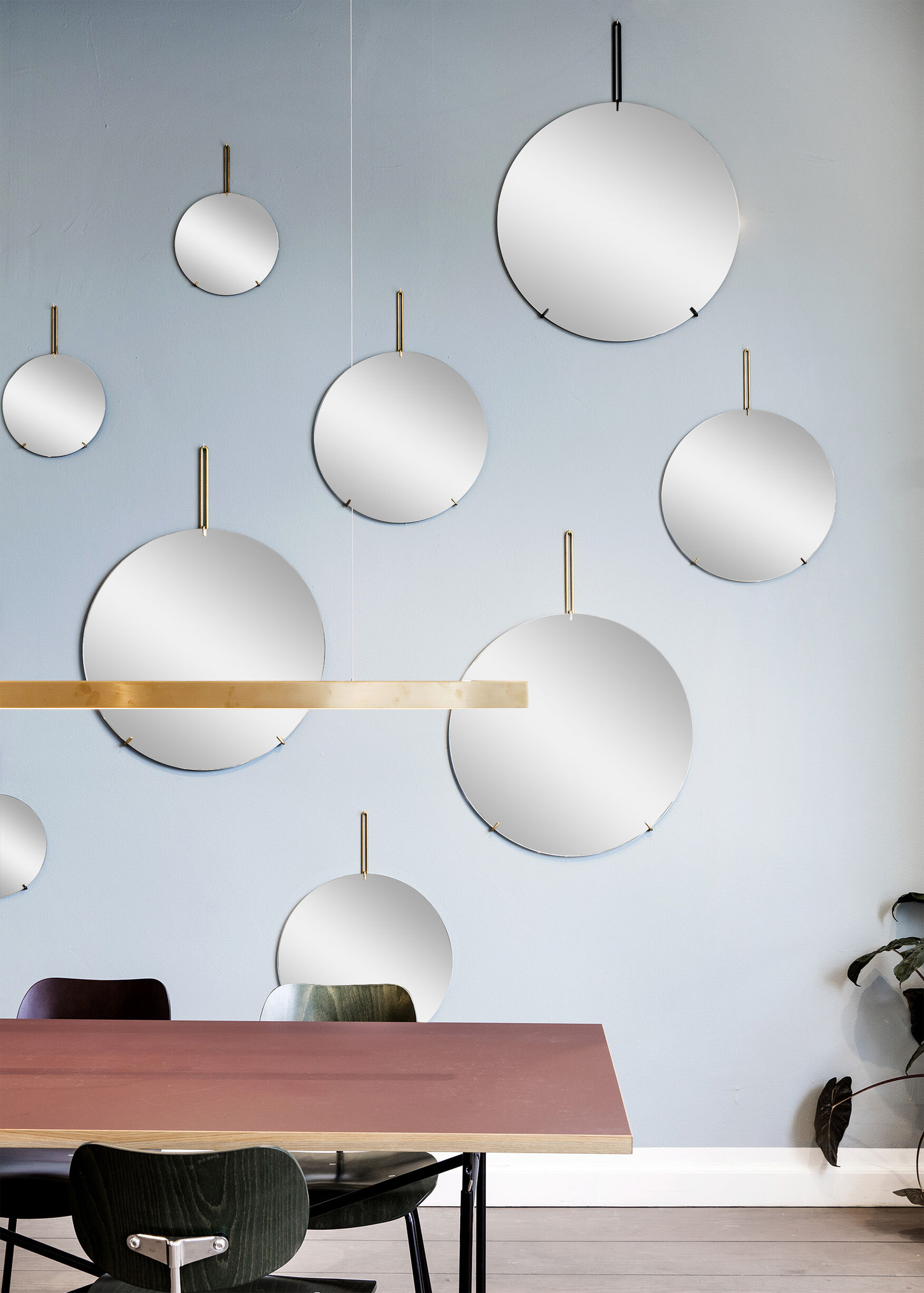 Wall Mirror spejl 30 cm.