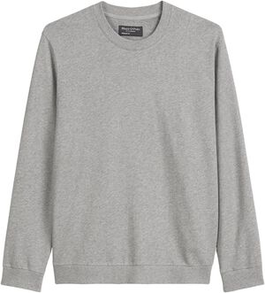 Sweatshirt, long sleeve, ribbed cre