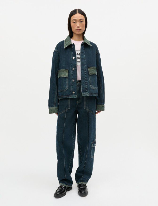 Double Denim Solar Jacket