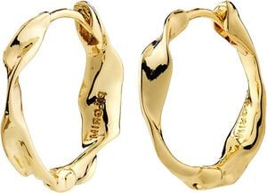 HERE hoop earrings gold-plated
