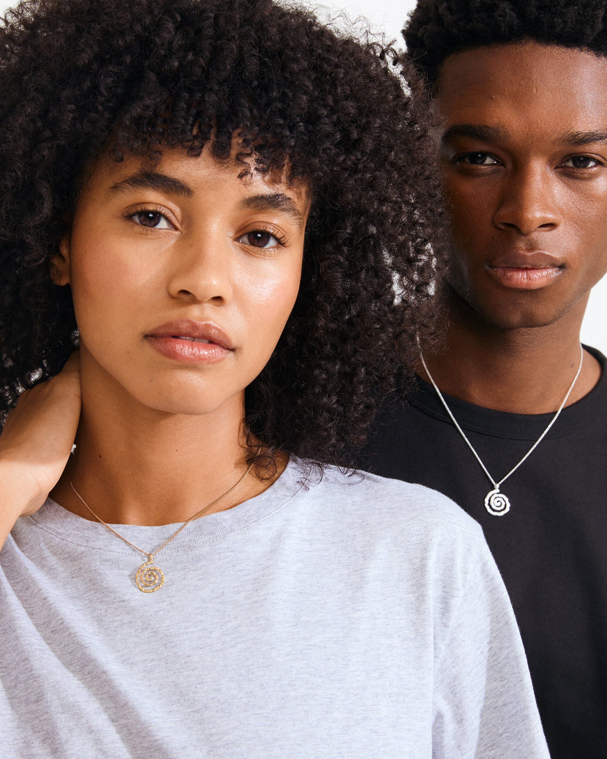 STILL necklace silver-plated