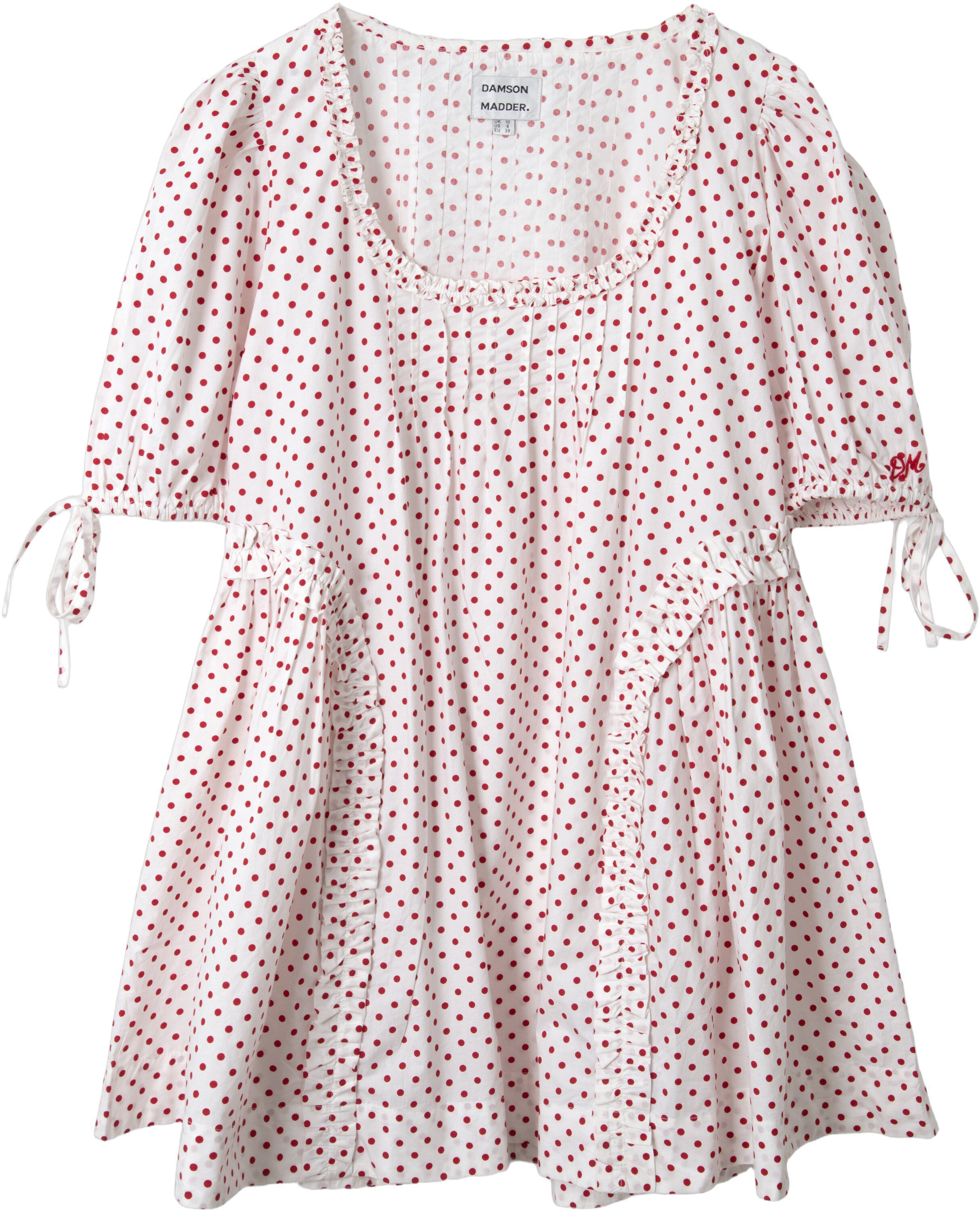 MERI MINI DRESS - RED SPOT