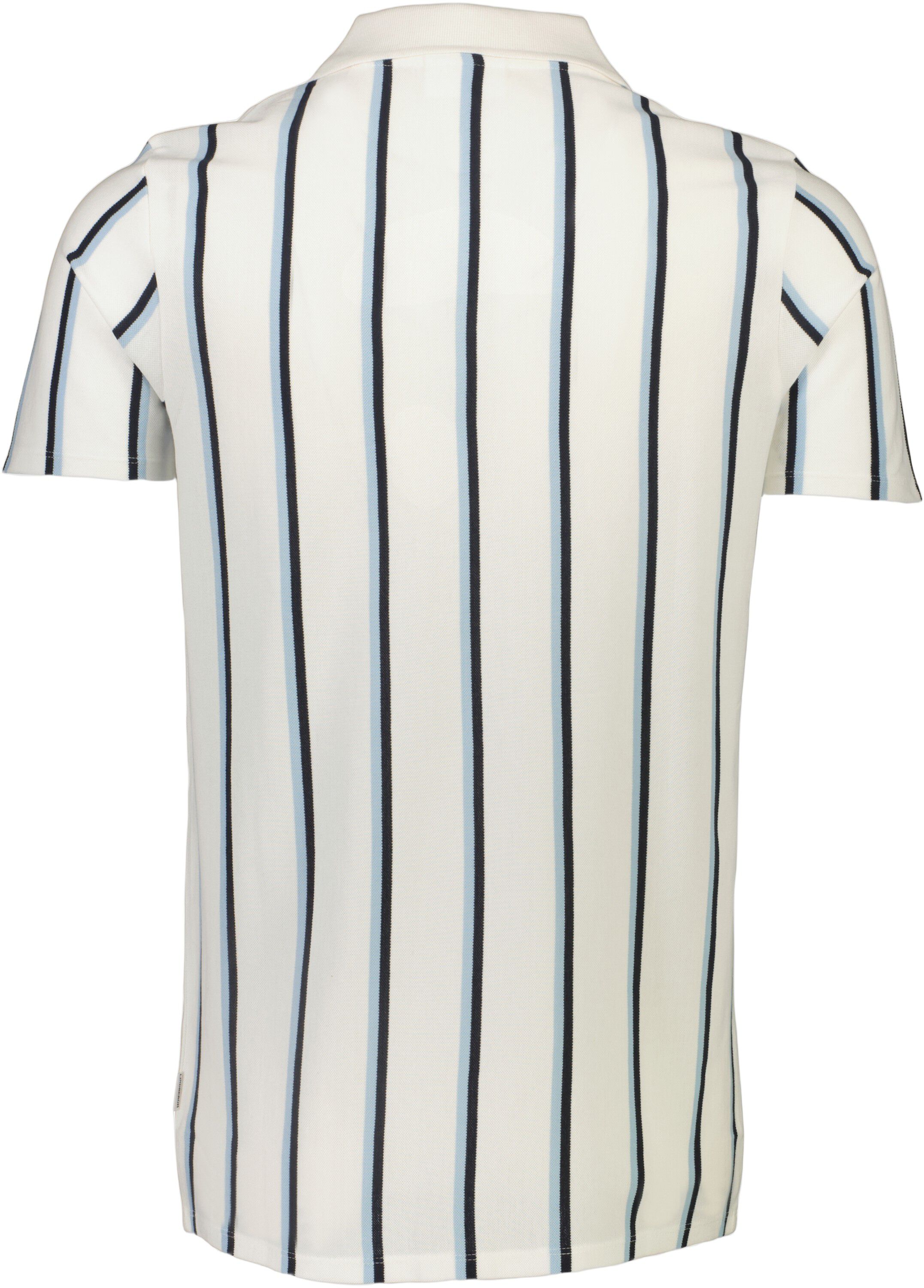 Striped piqu&eacute; polo shirt S/S