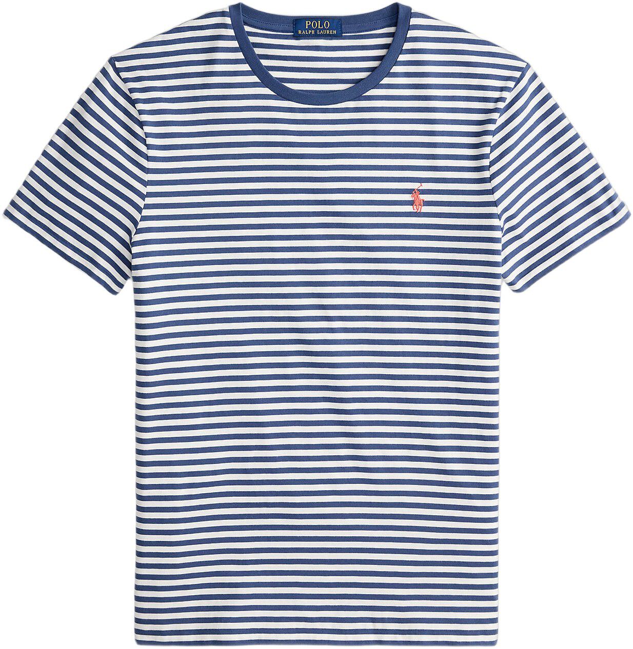 Custom Slim Fit Striped Jersey T-Shirt