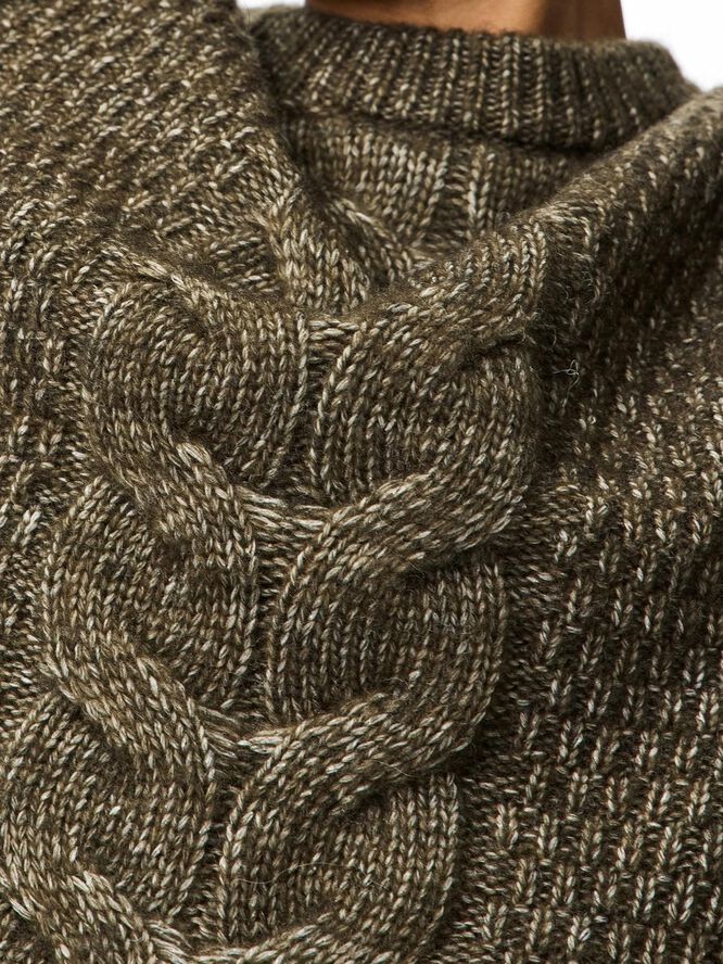 PCNINA LS O-NECK KNIT NOOS BC