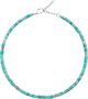 Heishi Turquoise Choker with Silver
