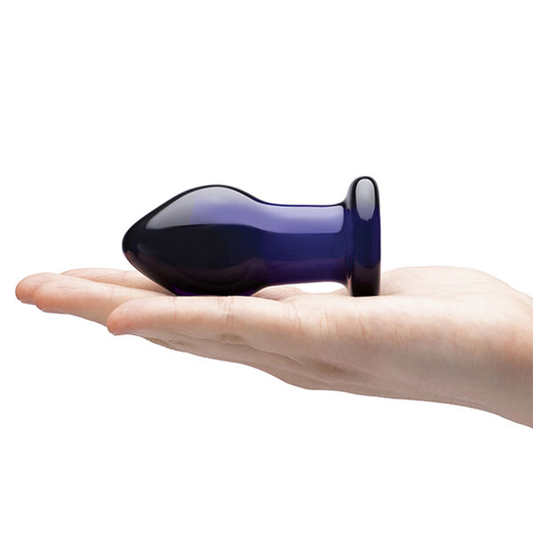 GLAS - RECHARGEABLE REMOTE CONTROLLED VIBRATING BUTT PLUG