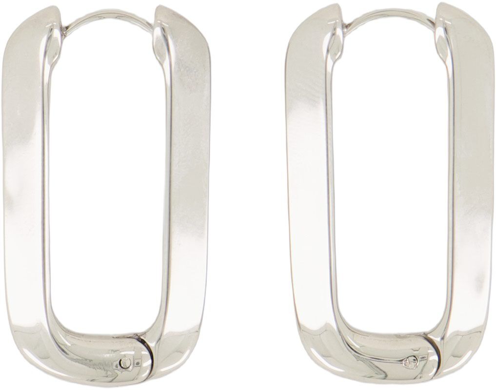 Shapes rectangular drop earrings