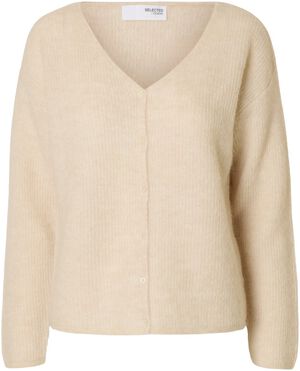SLFSIA RAS LS KNIT V-NECK CARDIGAN