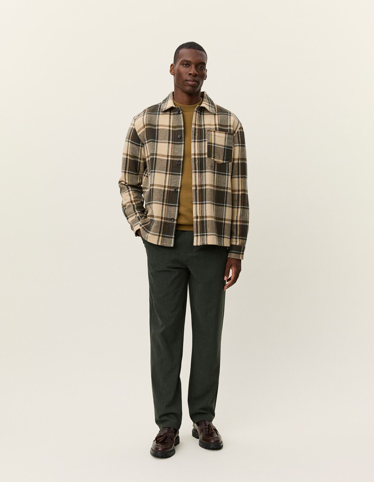 Loan Check Twill Overshirt
