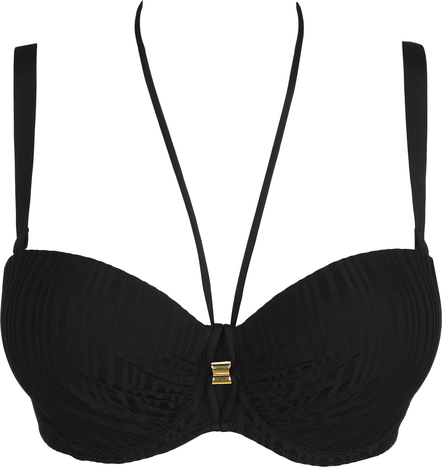 Kiruna bikinitop med vattering uden stropper