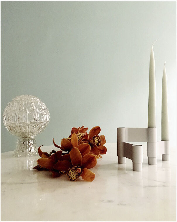 LINK, CANDLE HOLDER, MATT ALUMINIUM, 11060M