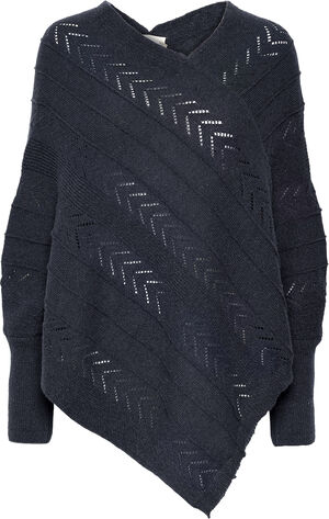 CRHoliday Knit Poncho