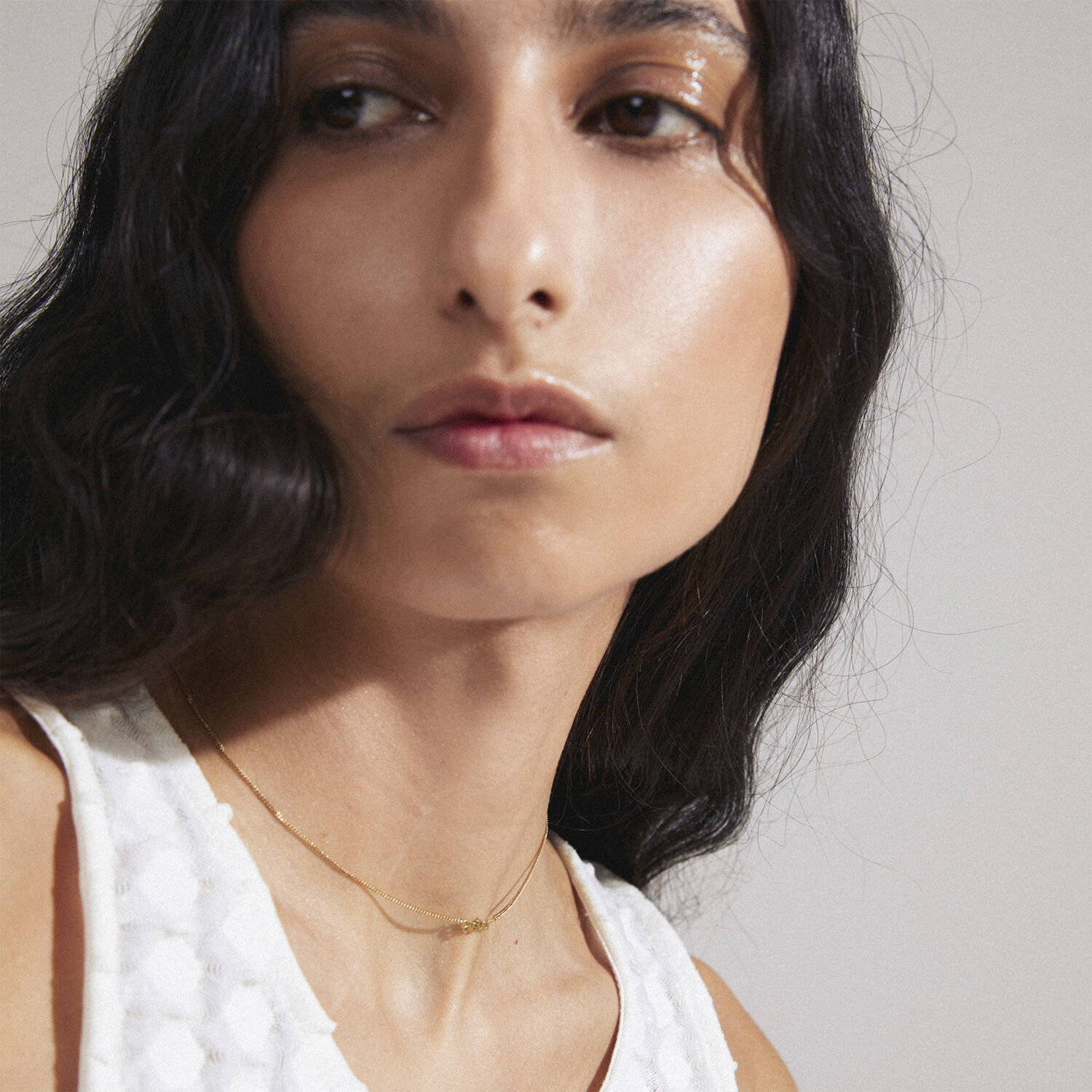 SISTER recycled necklace gold-plated