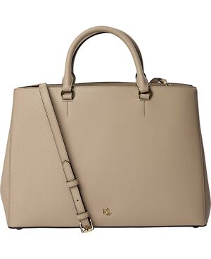 Crosshatch Leather Large Hanna Satchel