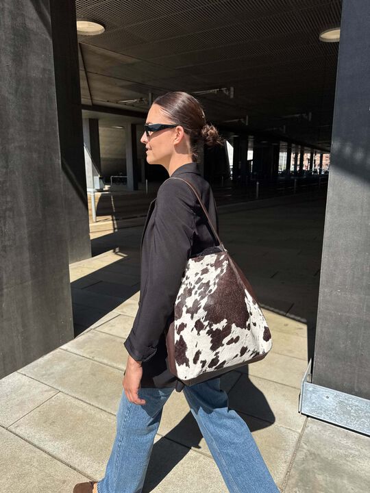 Shelbymbg Bag, Cow Print
