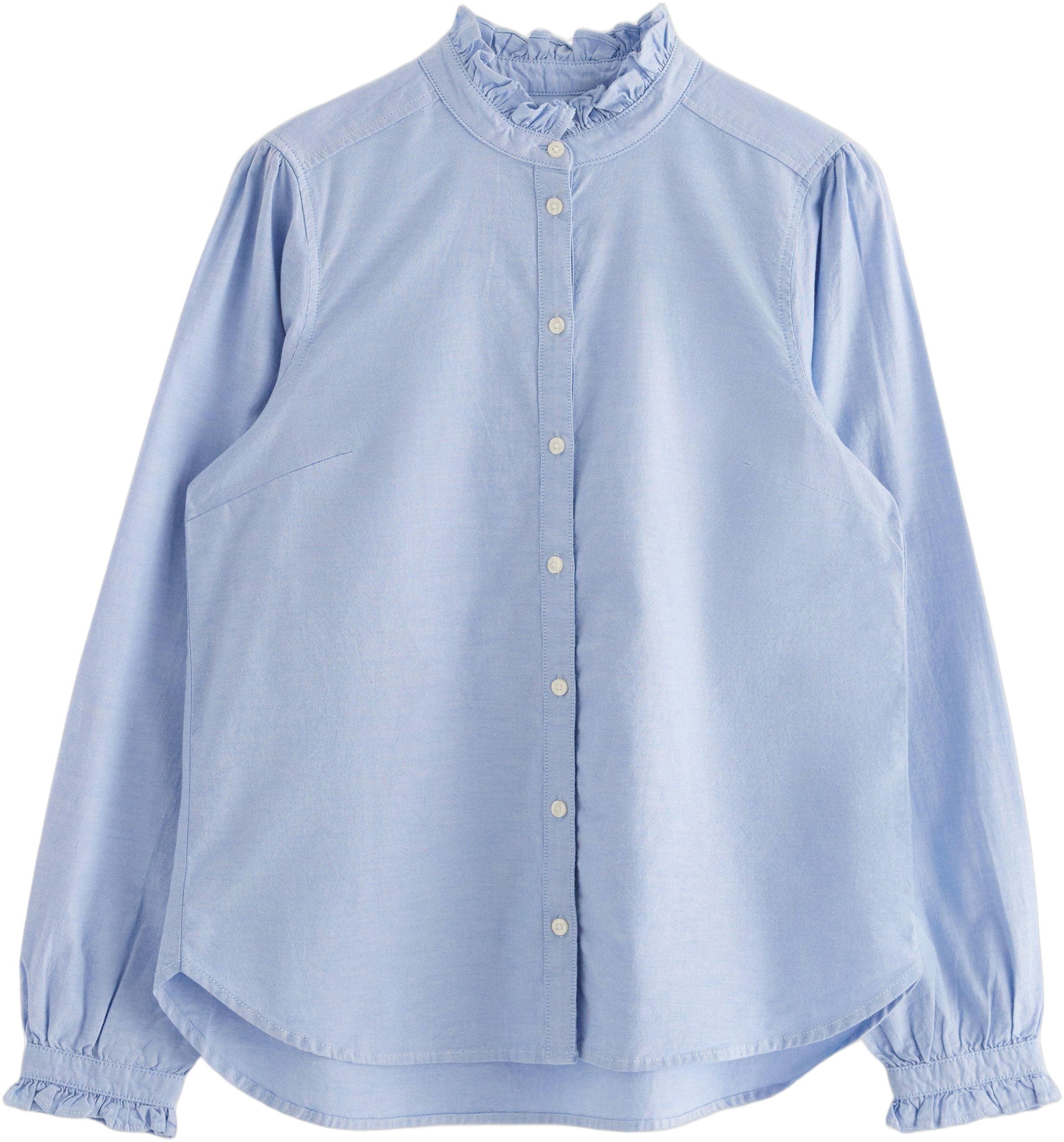 Stils&auml;ker skjorta med h&ouml;g halsrin