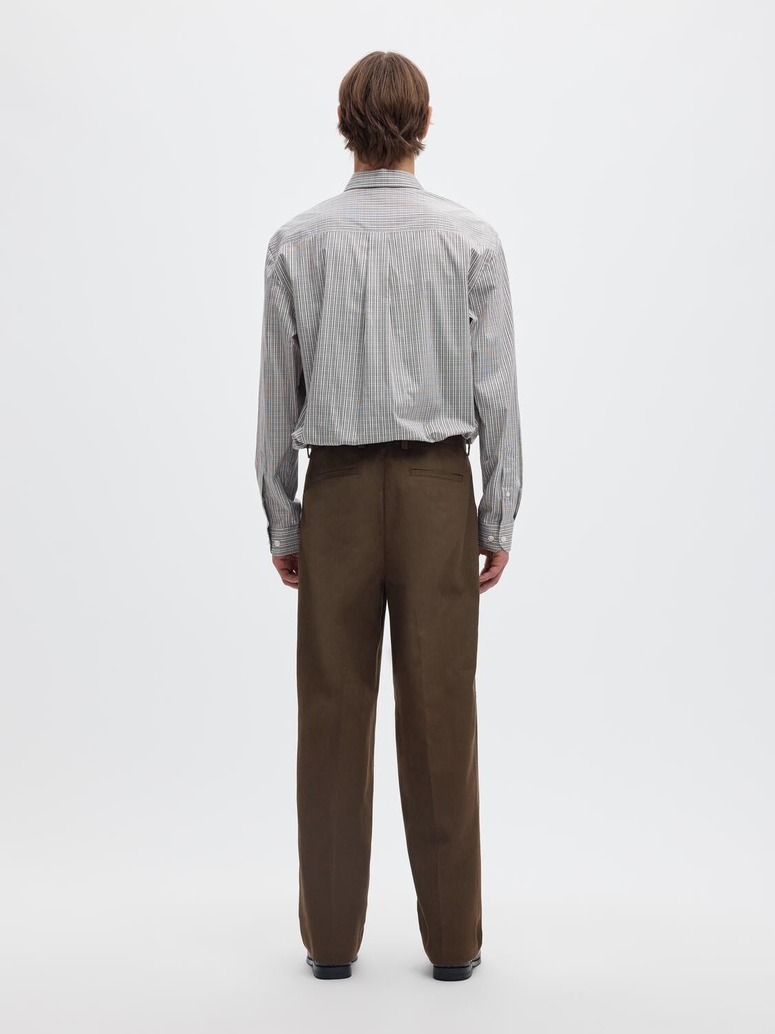 Slm220-Loose Luke Wool Blend Pant