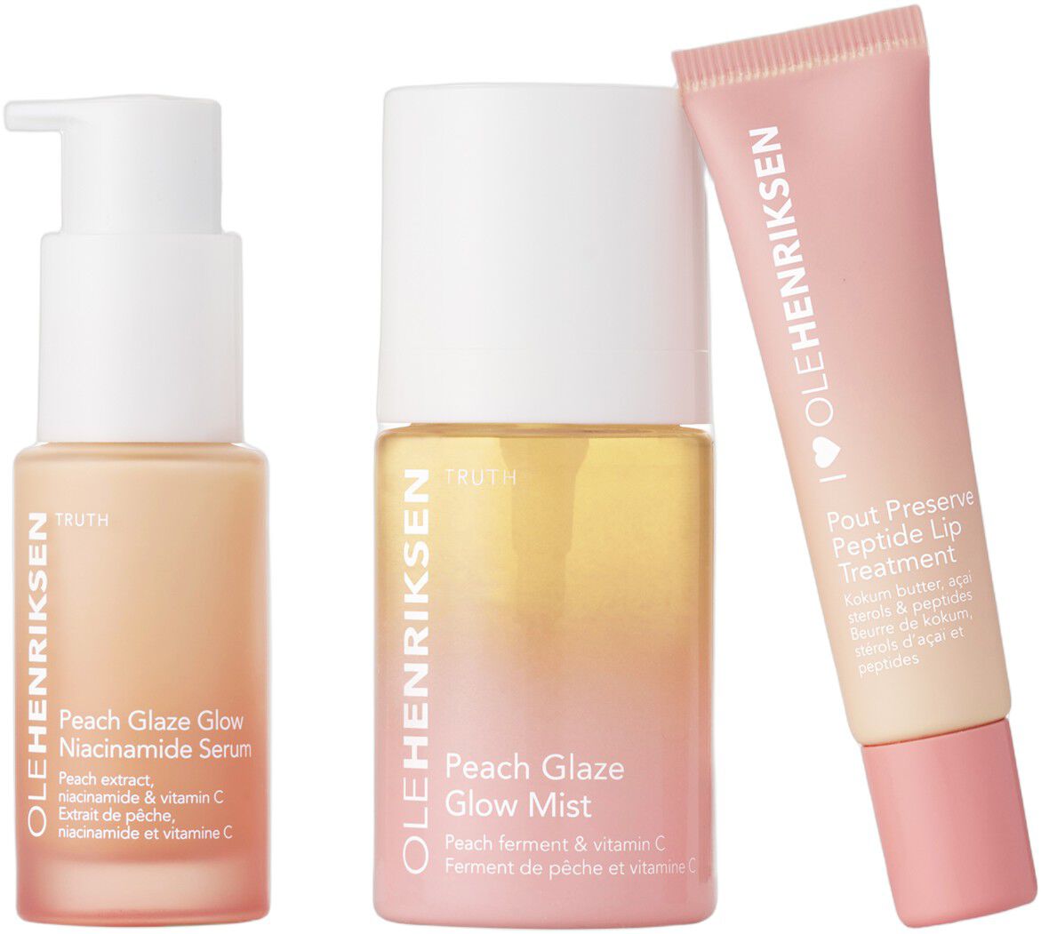 SETS Peach glaze plumping trio
