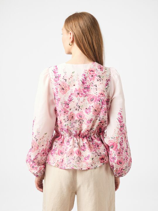 Fie Flower Print Blouse