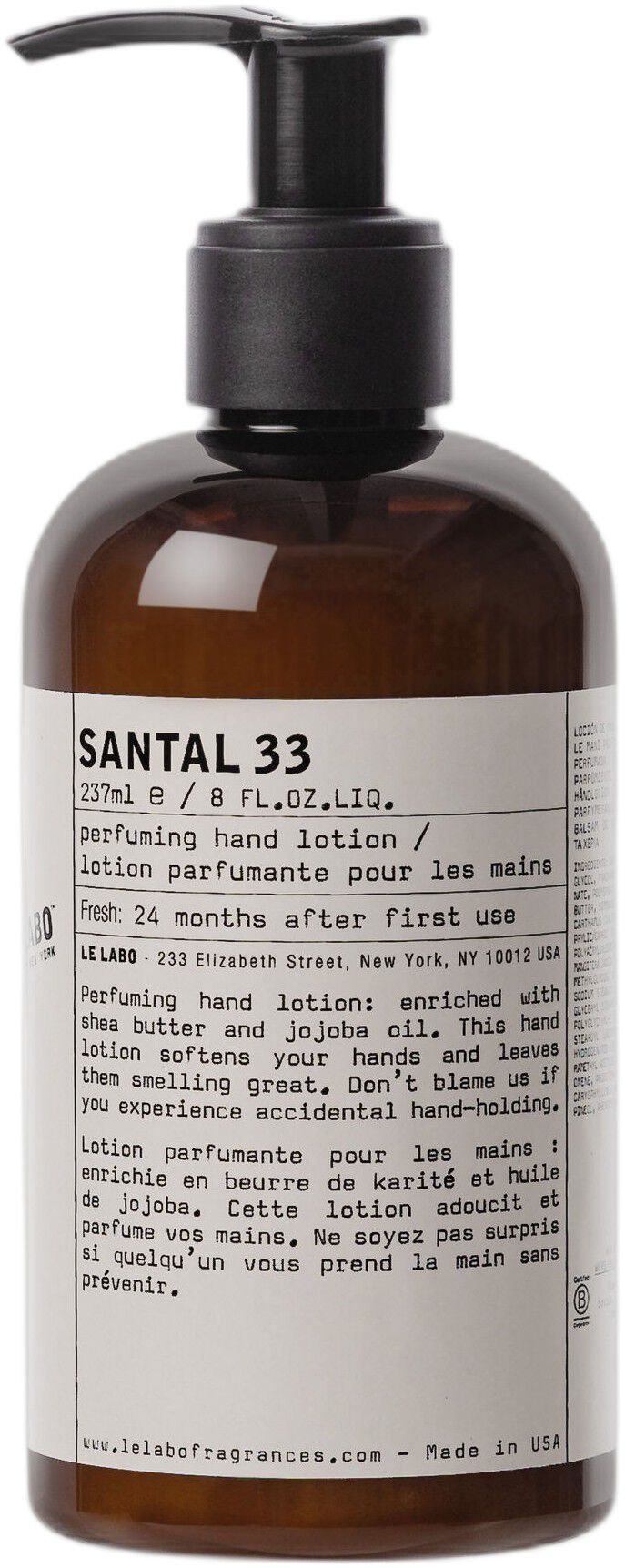 SANTAL 33 PERFUMING HAND LOTION
