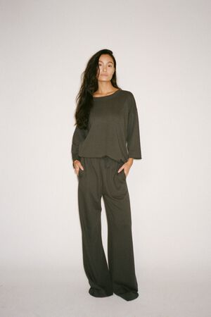 Light stretch relaxed pants - Calla