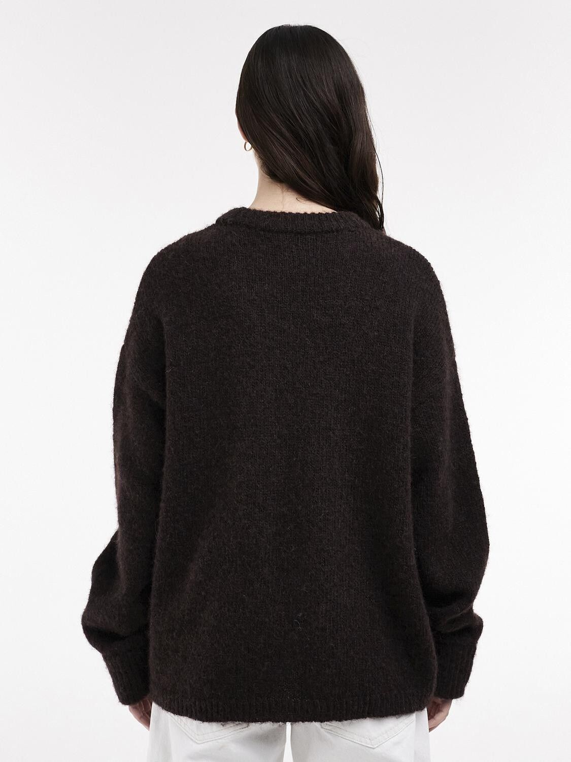 TSKILLE BOXY CREW KNIT PULLOVER