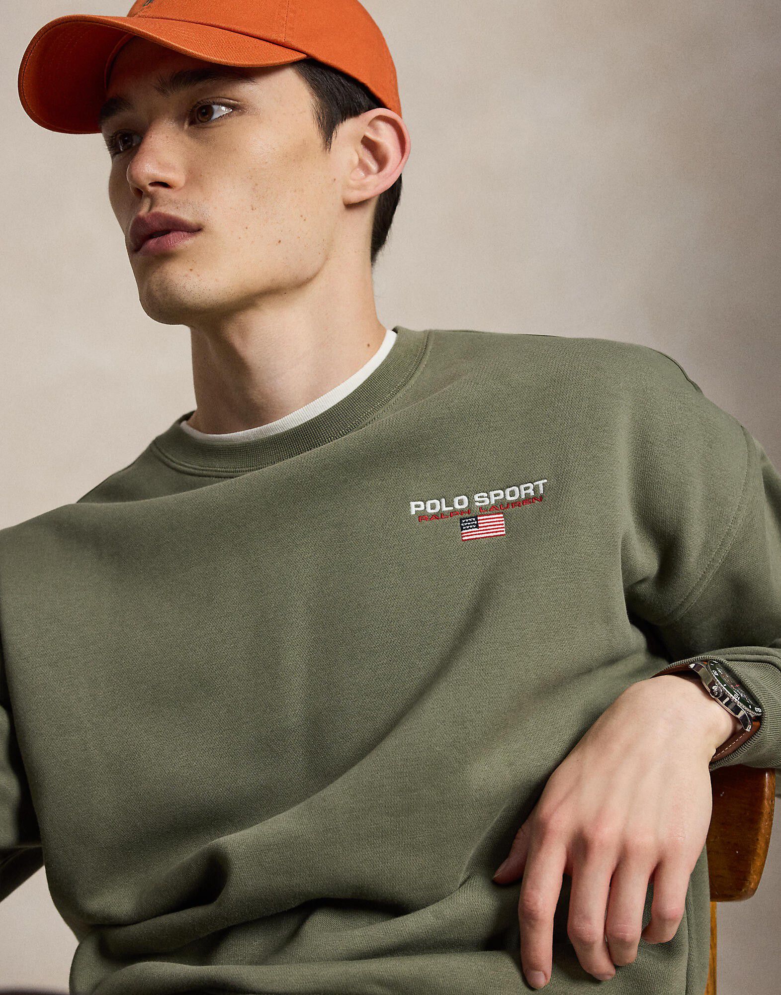Relaxed Fit Polo Sport Fleece Sweatshirt